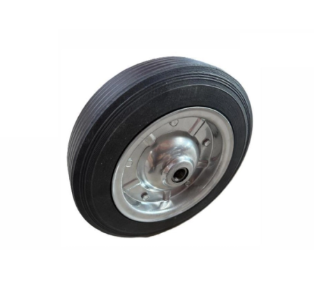 Altele - Roata bruta 250 mm gri din metal pentru roaba sau echipamente de transport (BRM02781)