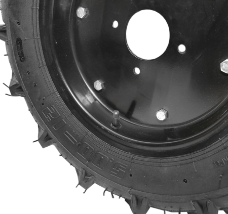 Roata completa 500/12 R1 8PR crampon cu janta neagra (DIS500/12R1) [3]