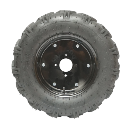 Roata completa 500/12 R1 8PR crampon cu janta neagra (DIS500/12R1) [2]