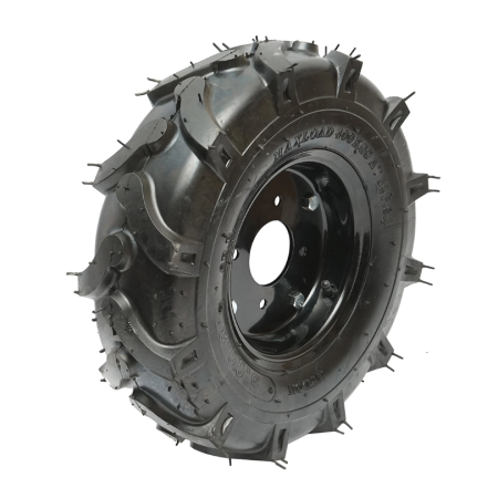 Produse noi (necategorizate) - Roata completa 500/8 crampon 6PR cu janta neagra (DIS500/8R)