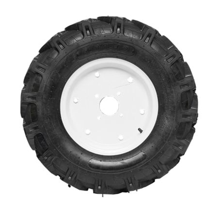 Roata completa 600/12 R1 10PR crampon cu janta alba (DIS600/12R) [1]