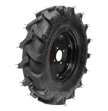 Altele - Roata completa 600/12 R1 6PR cu profil cramponat si janta neagra (DIS600/12R2)