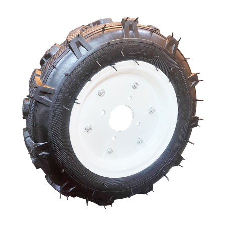 Scule pentru gradinarit - Roata cu flansa 4.00-10, profil tractor, pentru motocultor (BRM01686)