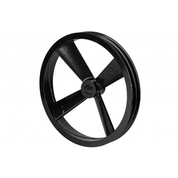 Roata curea fulie pentru pompa compresor 265mm 2 curele 17mm (V2090-F) [6]