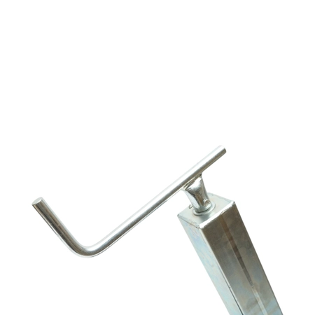 Roata de sprijin remorca rabatabila 230x75mm, tub patrat 70mm, reglabila 900-1180mm, sarcina maxima 272kg DISVG85 (BK93161) [5]