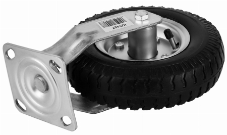 Roata fixa din cauciuc placa metalica carucioare 210 mm (KD457) [8]
