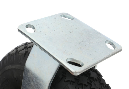 Roata fixa din cauciuc placa metalica carucioare 270 mm (KD466) [6]
