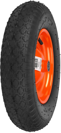 Roata roaba pneumatica 4.80/4.00-8 16" cu janta metal (KD508) [2]