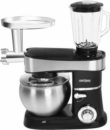 Robot de bucatarie multifuncțional 3 in 1, 2200W, Bol Inox 6L, Blender 1.5L si Masina de Tocat Carne (KD4164) [1]