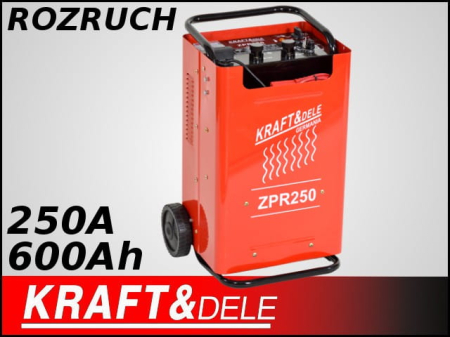 Robot incarcare pornire auto 250A redresor baterie 12V-24V auto, tractor, tir, camion (KD912) [1]