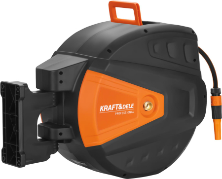 Rola automata furtun gradina 40m + 2m, 1/2", montare perete, derulare automata, 8-24 bar (KD2155) [8]