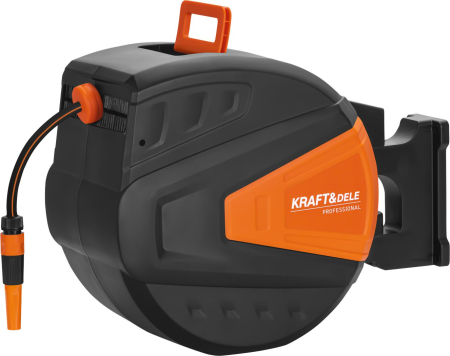 Scule pentru gradinarit - Rola automata furtun gradina 40m + 2m, 1/2", montare perete, derulare automata, 8-24 bar (KD2155)