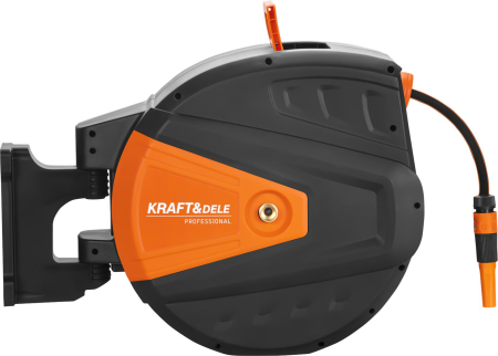 Rola automata furtun gradina 40m + 2m, 1/2", montare perete, derulare automata, 8-24 bar (KD2155) [7]