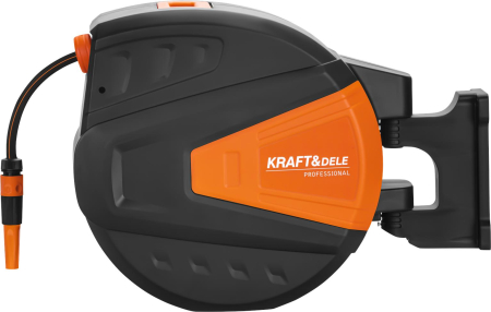 Rola automata furtun gradina 40m + 2m, 1/2", montare perete, derulare automata, 8-24 bar (KD2155) [2]