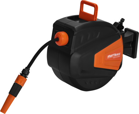 Scule pentru gradinarit - Rola automata pentru furtun de gradina 10m + 1m cu sistem de franare (KD2150)