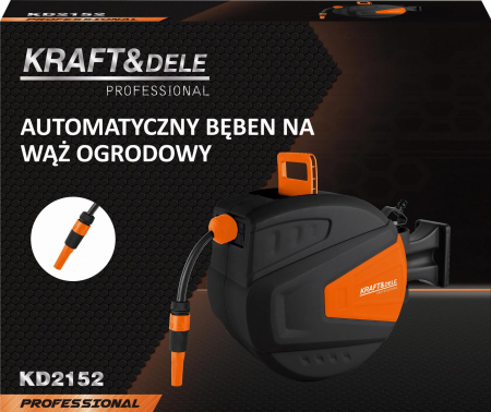 Rola automata pentru furtun de gradina 20m + 2m cu sistem de franare (KD2152) [2]