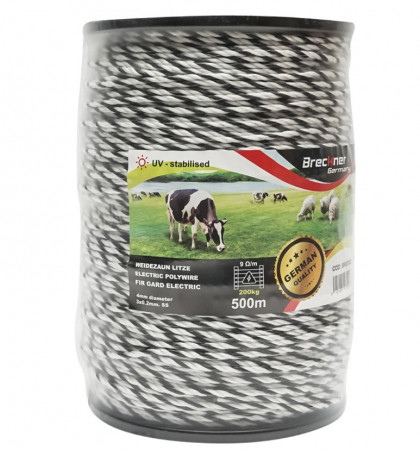 Rola fir 4 mm 200kg 3x0.2mm 0.9Ohm m SS 500m gard electric DISCY32 (BK87623) [1]