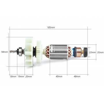 Rotor slefuitor pentru gips AL-FA ALDWS15 (LXDWS151) [3]
