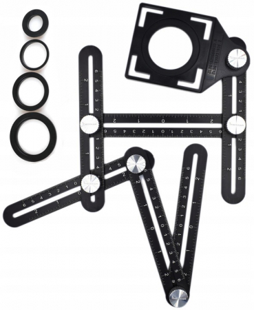Sablon pentru marcare gaurire masurare unghiuri distanta (S11233) [2]