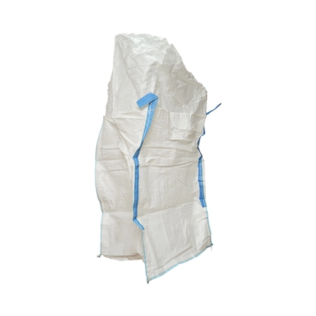 Diverse ferma - Sac big bag 95x95x150cm alb, capacitate 1200kg, tip U-Panel nelaminat, fund plan, top fusta 85cm (DISUX06)