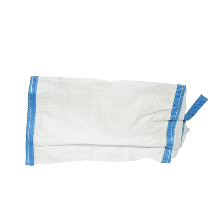 Sac big bag 95x95x150cm alb, capacitate 1200kg, tip U-Panel nelaminat, fund plan, top fusta 85cm (DISUX06) [1]