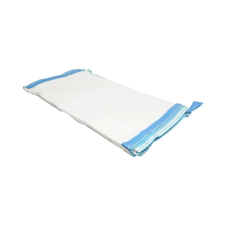 Sac big bag 95x95x180cm alb, capacitate 1500kg, tip U-Panel nelaminat, fund plan, top fusta 85cm (DISUX08) [1]