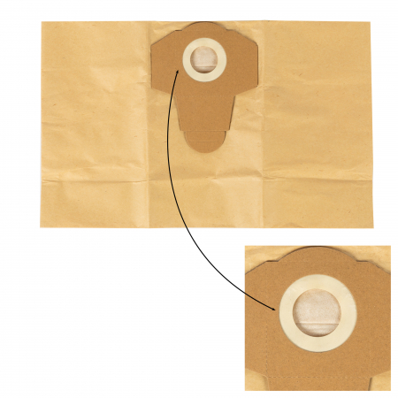 Casa - Sac de hartie pentru aspirator 20L compatibil cu DZ-CI103104105 (DZ-CI123)