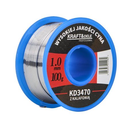 Produse noi (necategorizate) - Sarma de sudura Fludor cositor cu colofoniu 1 mm 100 g (KD3470)