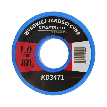 Sarma de sudura Fludor cositor fara colofoniu 1 mm 100 g (KD3471) [8]