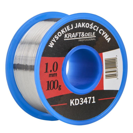 Produse noi (necategorizate) - Sarma de sudura Fludor cositor fara colofoniu 1 mm 100 g (KD3471)