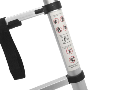 Scara aluminiu telescopica dubla 8 trepte 2,6 m (KD4072) [7]