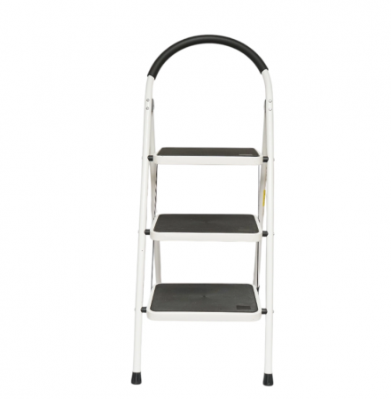 Scara metalica pliabila, 3 trepte cauciuc antiderapant, inaltime 127cm, sarcina maxima 150Kg (DISPN85) [4]