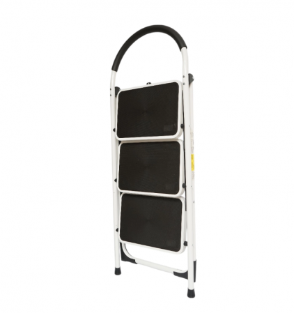 Scara metalica pliabila, 3 trepte cauciuc antiderapant, inaltime 127cm, sarcina maxima 150Kg (DISPN85) [1]
