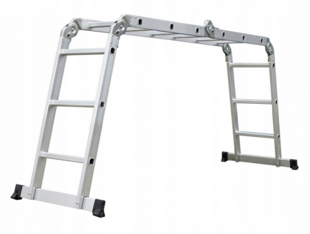 Scara multifuctionala 3.7m articulata cu platforma aluminiu (G02440) [4]