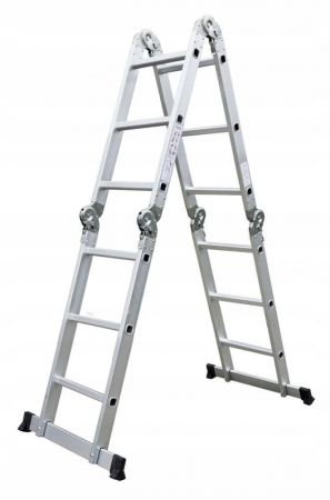 Scara multifuctionala 3.7m articulata cu platforma aluminiu (G02440) [1]
