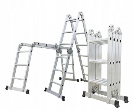 Scara - Scara multifuctionala 3.7m articulata cu platforma aluminiu (G02440)