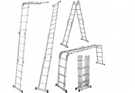 Scara - Scara multifuctionala 4.7m articulata cu platforma aluminiu (G02441)