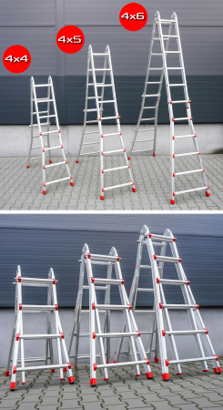 Scara multifunctionala 4x5 aluminiu (V87101) [12]