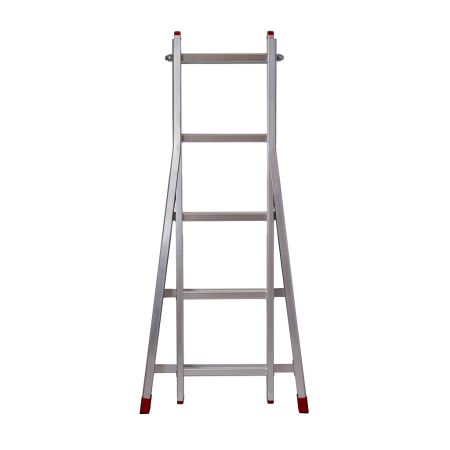 Scara telescopica aluminiu 2.48 m pliabila 150 kg 9 trepte (M85610) [9]