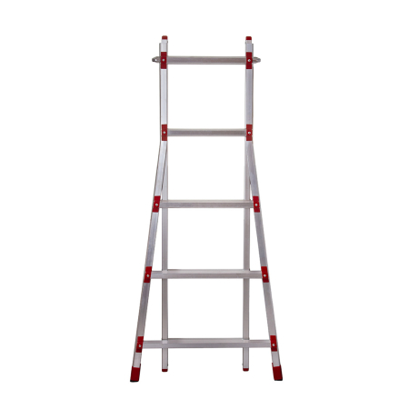 Scule pentru gradinarit - Scara telescopica aluminiu 2.48 m pliabila 150 kg 9 trepte (M85610)