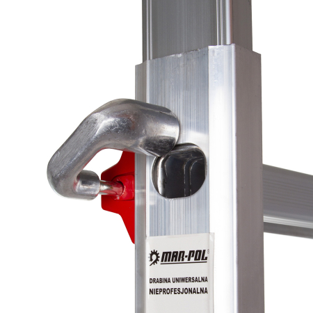 Scara telescopica aluminiu 3.05 m pliabila 150 kg 11 trepte (M85611) [4]