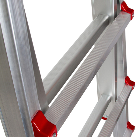 Scara telescopica aluminiu 3.05 m pliabila 150 kg 11 trepte (M85611) [6]