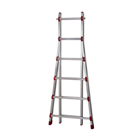 Scule pentru gradinarit - Scara telescopica aluminiu 3.05 m pliabila 150 kg 11 trepte (M85611)