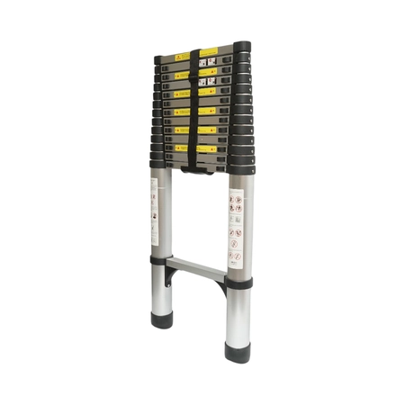 Scara telescopica aluminiu 5.1m, 14 trepte antiderapante, sarcina maxima 150kg (DISVF04) [3]
