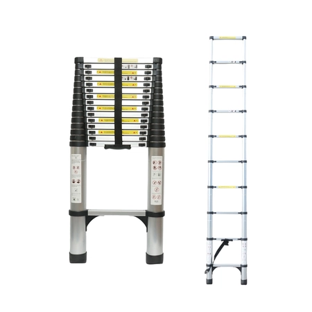 Scara - Scara telescopica aluminiu 6.2m, 16 trepte antiderapante, sarcina maxima 150kg (DISVF05)