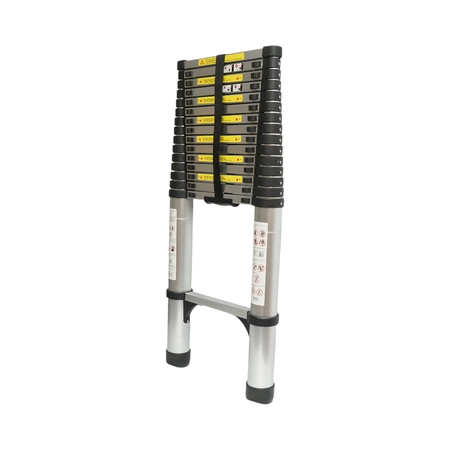 Scara telescopica aluminiu 6.2m, 16 trepte antiderapante, sarcina maxima 150kg (DISVF05) [3]
