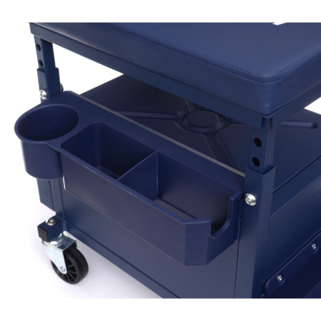 Scaun de atelier, cu sertar si spatii de depozitare 60x40x44,5 cm (KD10761) [5]