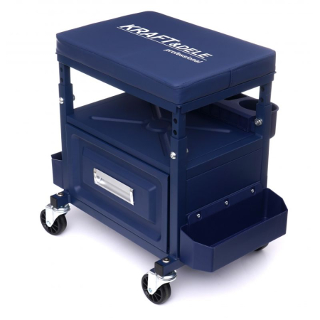 Scaun de atelier, cu sertar si spatii de depozitare 60x40x44,5 cm (KD10761) [1]