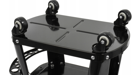Scaun de atelier mecanic cu roti si suport pentru scule, 135 kg (V83261) [2]