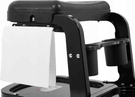 Scaun service auto cu sertar spatiu depozitare scule roti 360 grade atelier mecanic (V83263) [3]